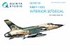 Quinta Studio QD48138 F-105D 3D-Printed & coloured Interior on decal paper (for HobbyBoss kit) 1/48